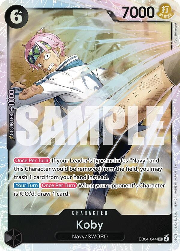 Image for Koby (EB04-044) (EB04-044) (Foil) (Adventure on Kami's Island) - One Piece Card Game