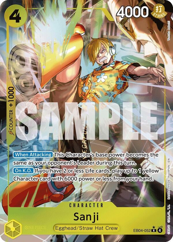 Image for Sanji (EB04-052) (Alternate Art) (EB04-052) (Foil) (Adventure on Kami's Island) - One Piece Card Game