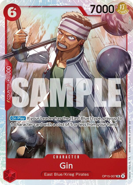 Image for Gin (OP15-007) (Foil) (Adventure on Kami's Island) - One Piece Card Game
