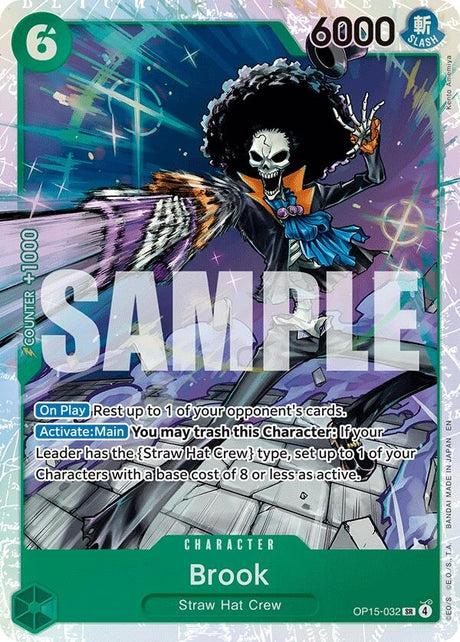 Image for Brook (OP15-032) (OP15-032) (Foil) (Adventure on Kami's Island) - One Piece Card Game