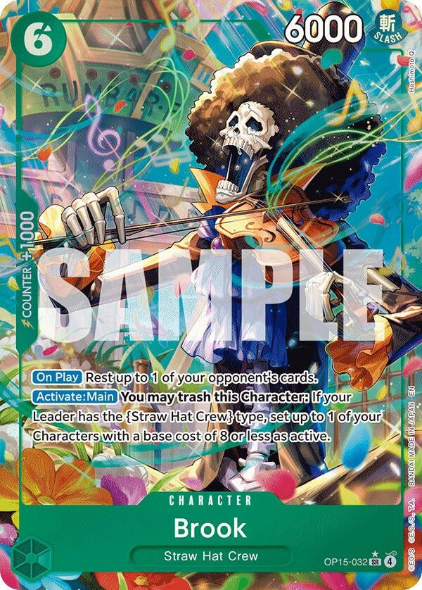 Image for Brook (OP15-032) (Alternate Art) (OP15-032) (Foil) (Adventure on Kami's Island) - One Piece Card Game