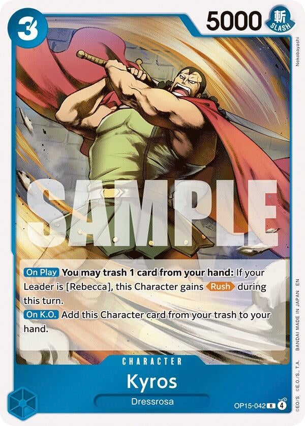 Image for Kyros (OP15-042) (Foil) (Adventure on Kami's Island) - One Piece Card Game