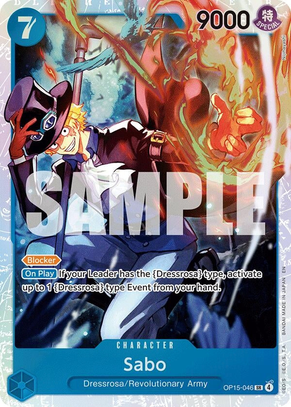 Image for Sabo (OP15-046) (Foil) (Adventure on Kami's Island) - One Piece Card Game