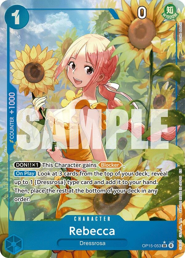 Image for Rebecca (OP15-053) (Alternate Art) (OP15-053) (Foil) (Adventure on Kami's Island) - One Piece Card Game