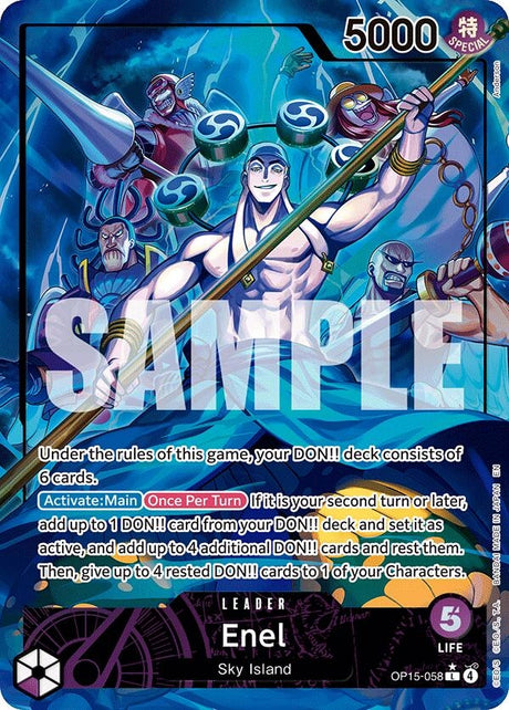 Image for Enel (OP15-058) (Alternate Art) (OP15-058) (Foil) (Adventure on Kami's Island) - One Piece Card Game