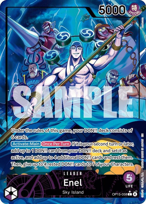 Image for Enel (OP15-058) (Alternate Art) (OP15-058) (Foil) (Adventure on Kami's Island) - One Piece Card Game
