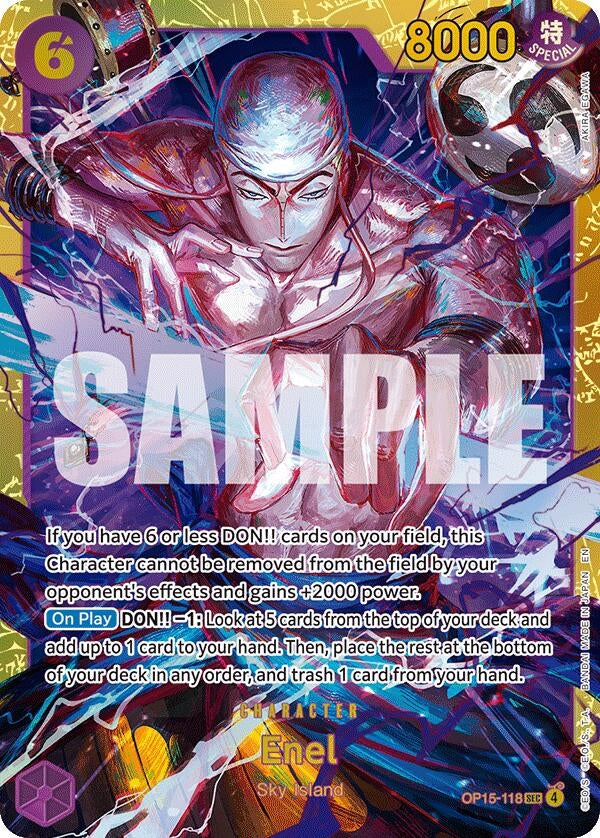Image for Enel (OP15-118) (OP15-118) (Foil) (Adventure on Kami's Island) - One Piece Card Game
