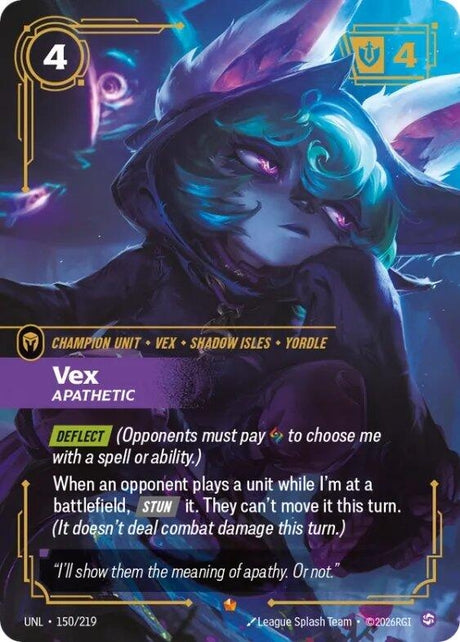 Vex - Apathetic (150/219) (Foil) (Unleashed)