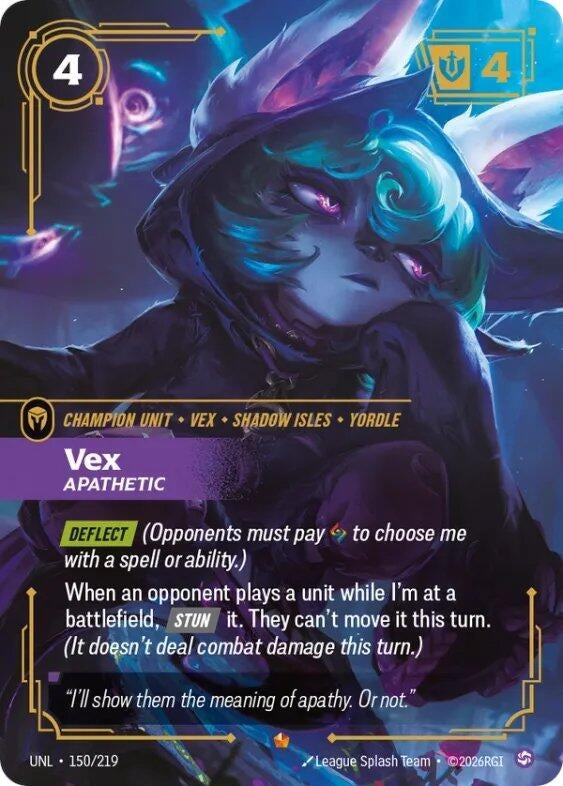 Vex - Apathetic (150/219) (Foil) (Unleashed)