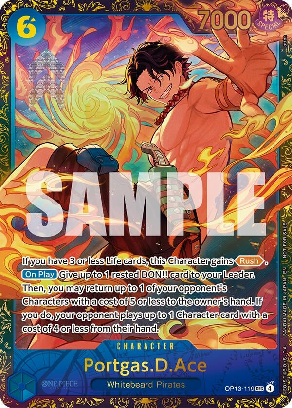 Image for Portgas.D.Ace (119) (Treasure Cup 2026) (OP13-119) (Foil) (One Piece Promotion Cards) (OP-PR) - One Piece Card Game