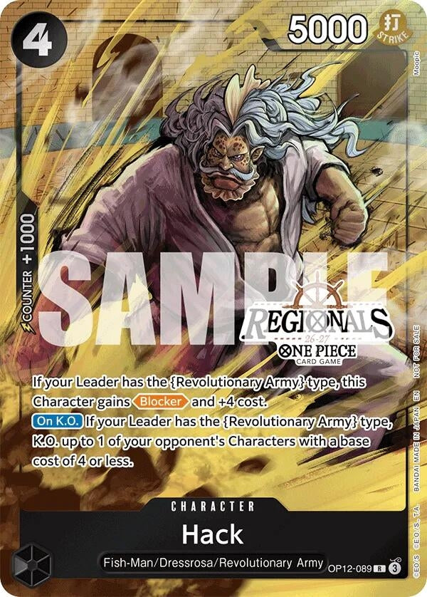 Image for Hack (Regional Participation Pack 2026 Vol.1) (OP12-089) (Foil) (One Piece Promotion Cards) (OP-PR) - One Piece Card Game