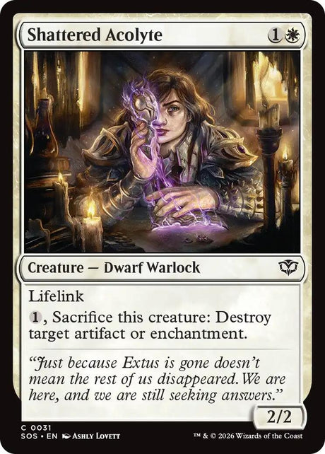 Image for Shattered Acolyte (31) (Foil) (Secrets of Strixhaven) - Magic: The Gathering