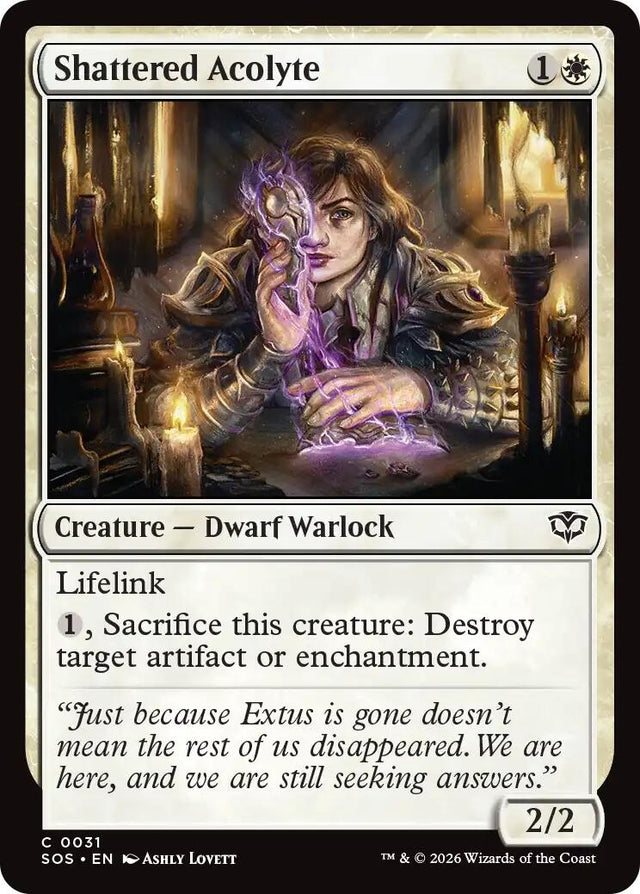 Image for Shattered Acolyte (31) (Foil) (Secrets of Strixhaven) - Magic: The Gathering