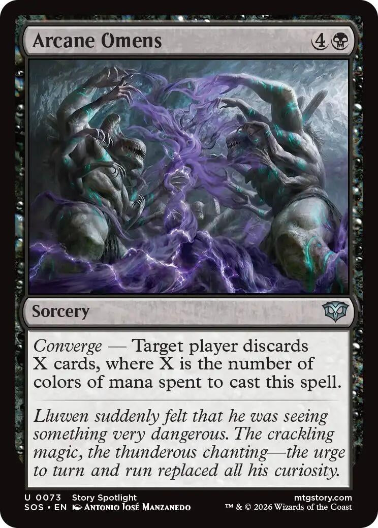 Image for Arcane Omens (73) (Foil) (Secrets of Strixhaven) - Magic: The Gathering