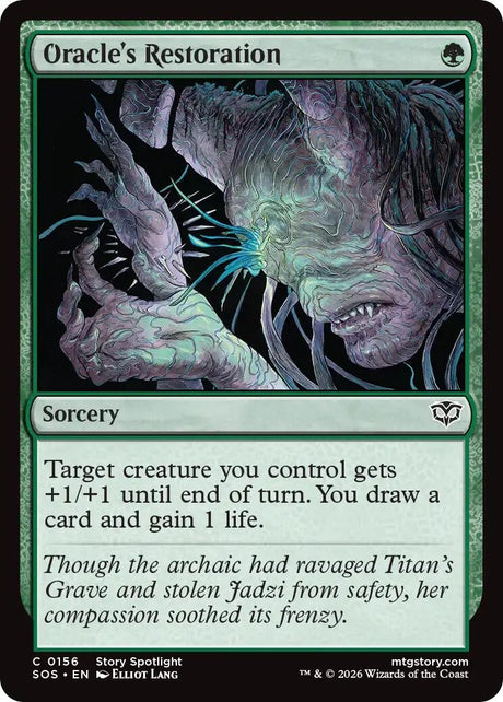 Image for Oracle's Restoration (156) (Foil) (Secrets of Strixhaven) - Magic: The Gathering