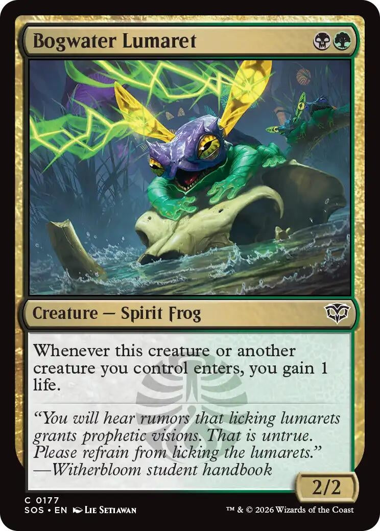 Image for Bogwater Lumaret (177) (Foil) (Secrets of Strixhaven) - Magic: The Gathering