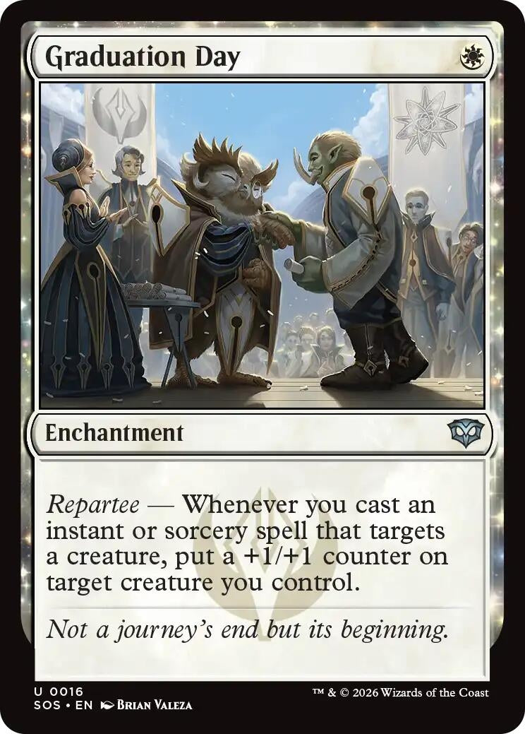 Image for Graduation Day (16) (Foil) (Secrets of Strixhaven) - Magic: The Gathering