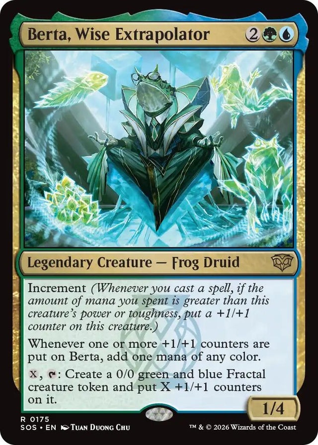 Image for Berta, Wise Extrapolator (175) (Foil) (Secrets of Strixhaven) - Magic: The Gathering
