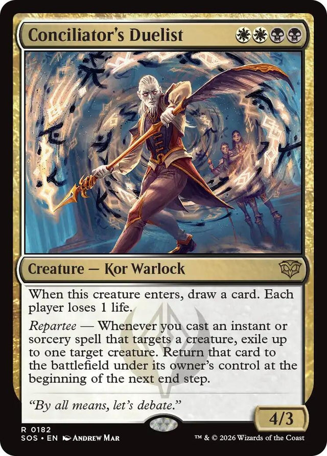 Image for Conciliator's Duelist (182) (Foil) (Secrets of Strixhaven) - Magic: The Gathering