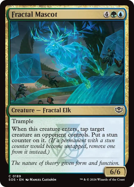 Image for Fractal Mascot (189) (Foil) (Secrets of Strixhaven) - Magic: The Gathering