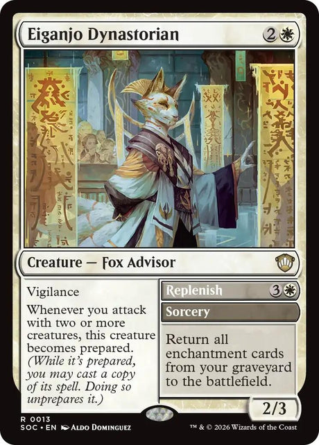 Image for Eiganjo Dynastorian (13) (Commander: Secrets of Strixhaven) - Magic: The Gathering