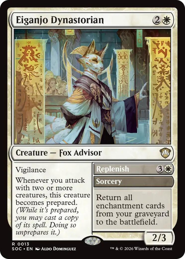 Image for Eiganjo Dynastorian (13) (Commander: Secrets of Strixhaven) - Magic: The Gathering