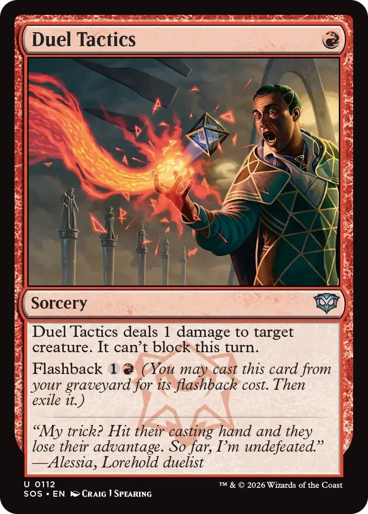 Image for Duel Tactics (112) (Foil) (Secrets of Strixhaven) - Magic: The Gathering