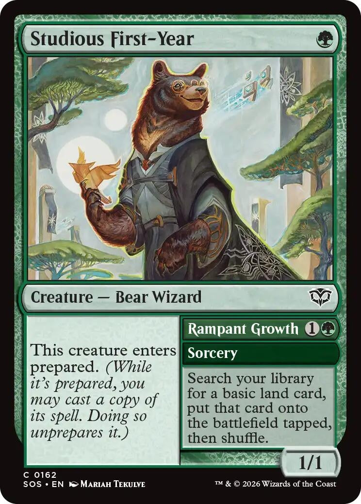 Image for Studious First-Year (162) (Secrets of Strixhaven) - Magic: The Gathering