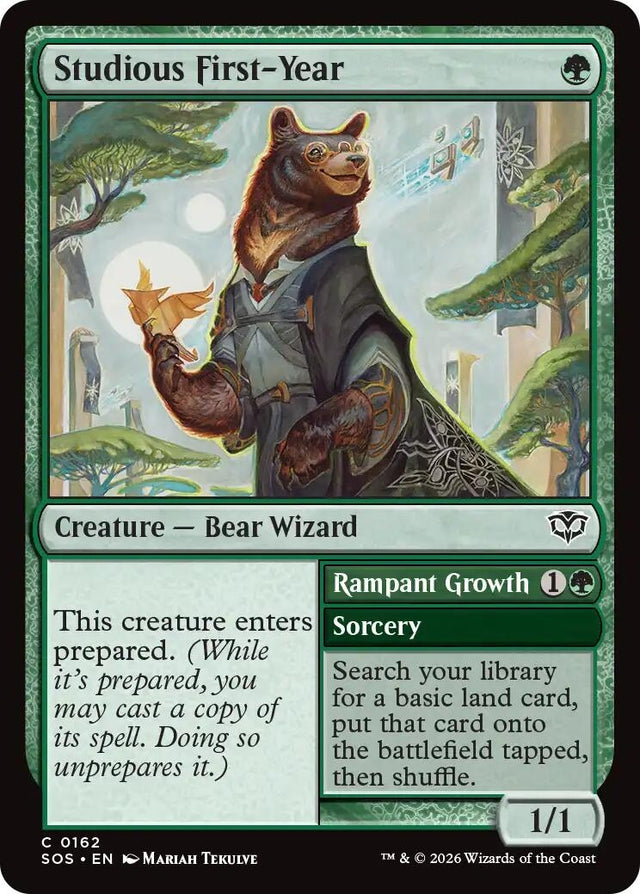 Image for Studious First-Year (162) (Secrets of Strixhaven) - Magic: The Gathering