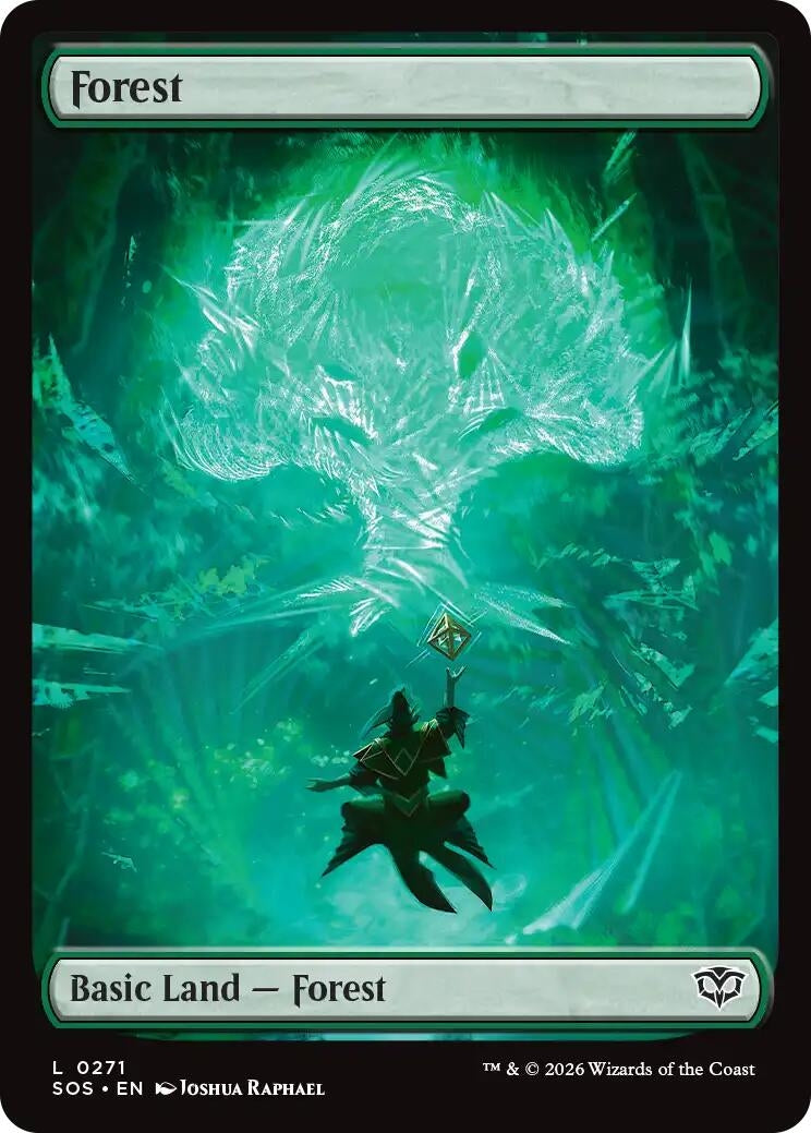Image for Forest (0271) (271) (Foil) (Secrets of Strixhaven) - Magic: The Gathering