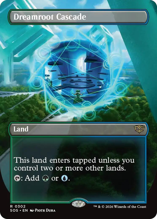 Image for Dreamroot Cascade (Borderless) (302) (Secrets of Strixhaven) - Magic: The Gathering