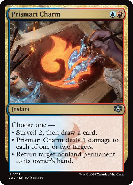 Image for Prismari Charm (211) (Foil) (Secrets of Strixhaven) - Magic: The Gathering