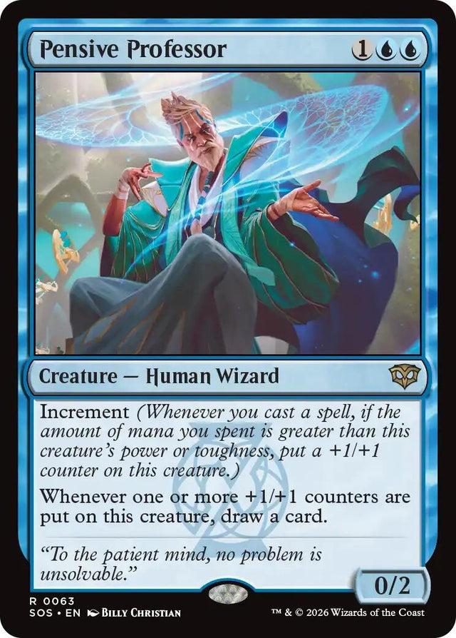 Image for Pensive Professor (63) (Secrets of Strixhaven) - Magic: The Gathering