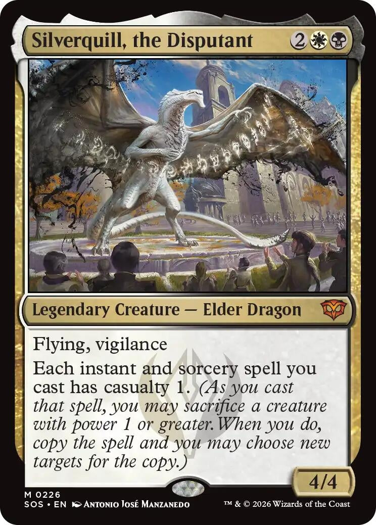 Image for Silverquill, the Disputant (226) (Foil) (Secrets of Strixhaven) - Magic: The Gathering