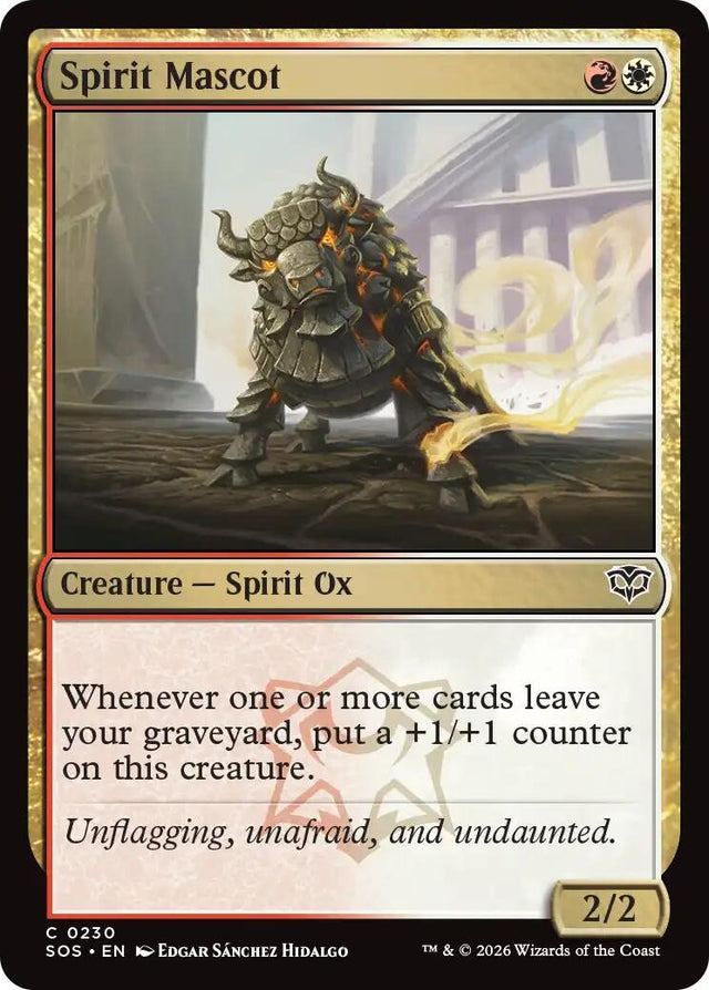 Image for Spirit Mascot (230) (Foil) (Secrets of Strixhaven) - Magic: The Gathering
