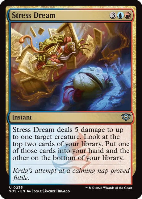 Image for Stress Dream (235) (Foil) (Secrets of Strixhaven) - Magic: The Gathering