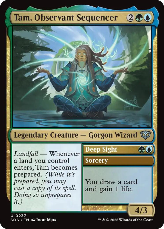 Image for Tam, Observant Sequencer (237) (Foil) (Secrets of Strixhaven) - Magic: The Gathering