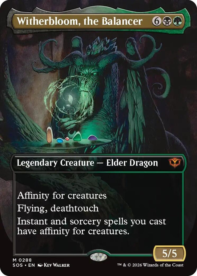 Image for Witherbloom, the Balancer (Borderless) (288) (Secrets of Strixhaven) - Magic: The Gathering