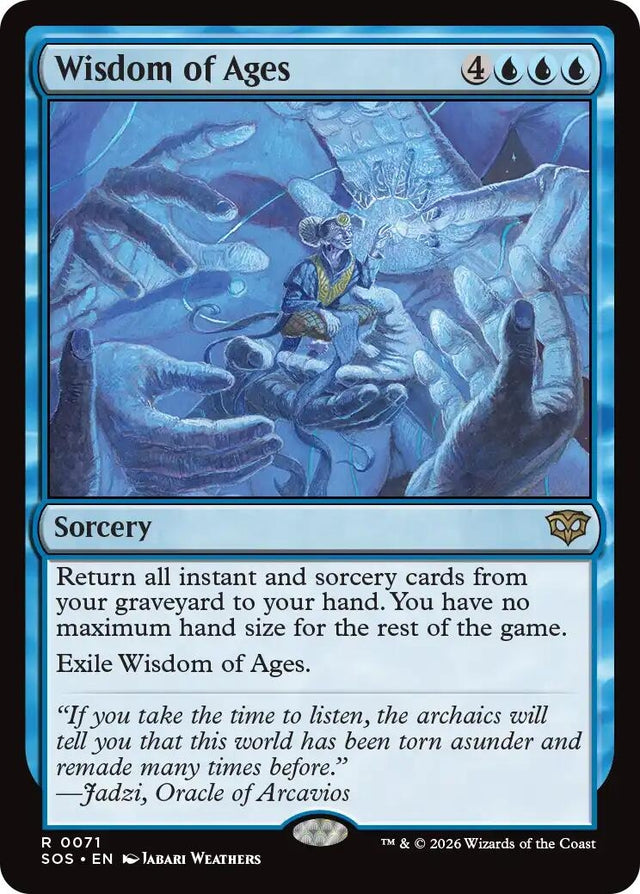 Image for Wisdom of Ages (71) (Foil) (Secrets of Strixhaven) - Magic: The Gathering