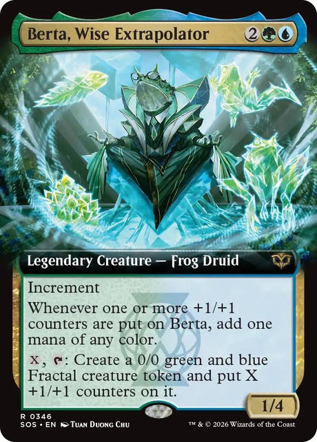 Image for Berta, Wise Extrapolator (Extended Art) (346) (Foil) (Secrets of Strixhaven) - Magic: The Gathering