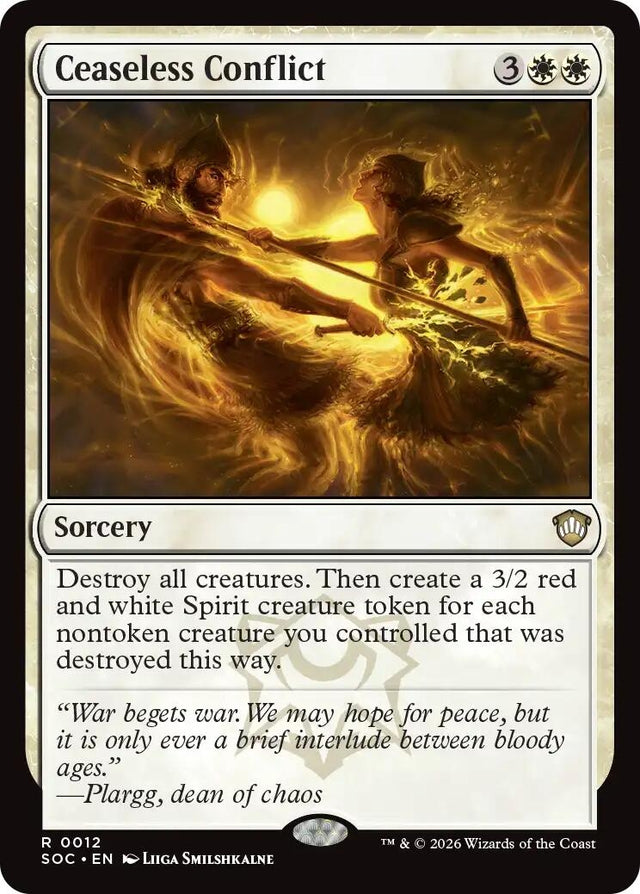 Image for Ceaseless Conflict (12) (Commander: Secrets of Strixhaven) - Magic: The Gathering