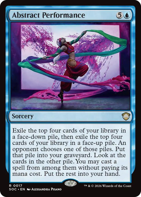 Image for Abstract Performance (17) (Commander: Secrets of Strixhaven) - Magic: The Gathering
