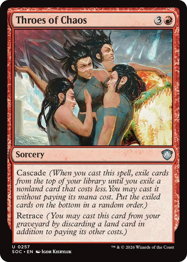 Image for Throes of Chaos (257) (Commander: Secrets of Strixhaven) - Magic: The Gathering