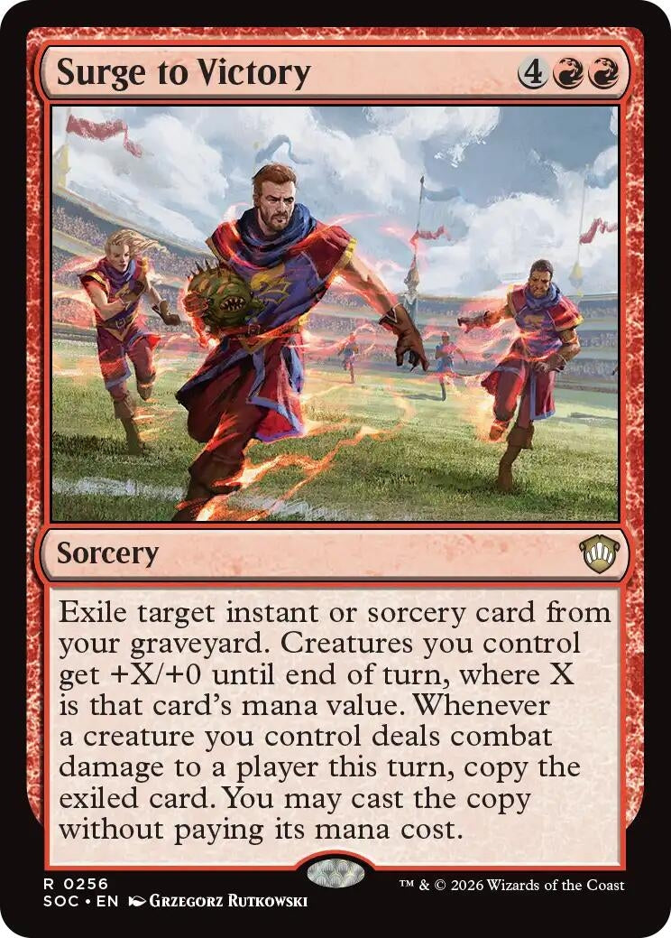 Image for Surge to Victory (256) (Commander: Secrets of Strixhaven) - Magic: The Gathering