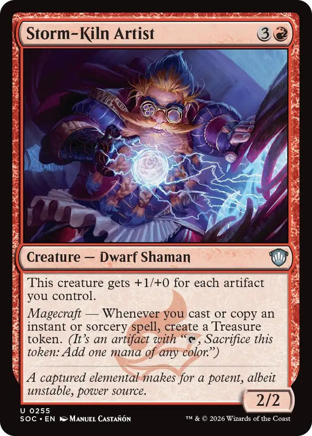 Image for Storm-Kiln Artist (255) (Commander: Secrets of Strixhaven) - Magic: The Gathering