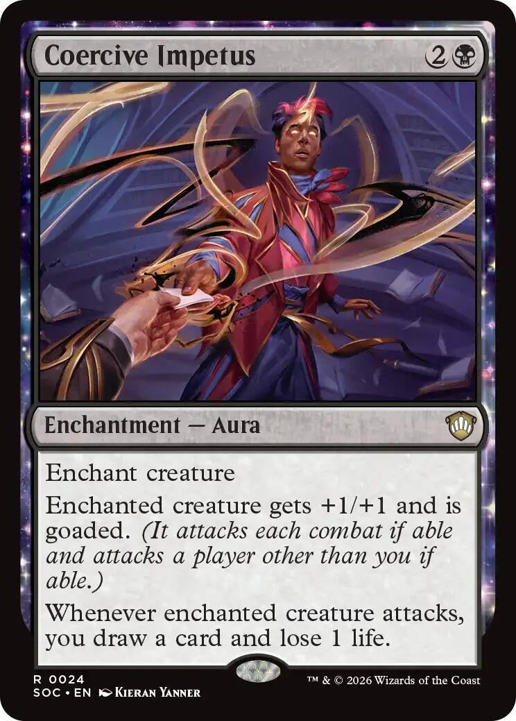 Image for Coercive Impetus (24) (Commander: Secrets of Strixhaven) - Magic: The Gathering