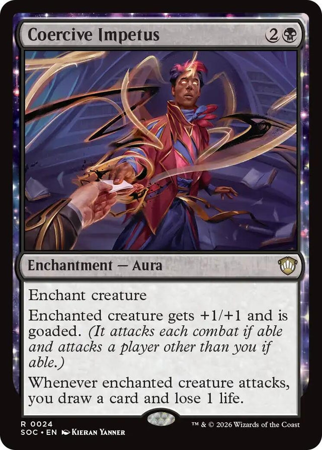 Image for Coercive Impetus (24) (Commander: Secrets of Strixhaven) - Magic: The Gathering