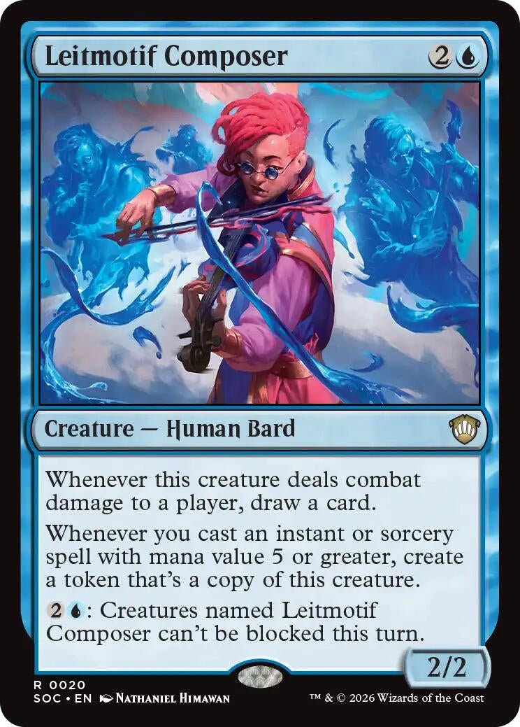 Image for Leitmotif Composer (20) (Commander: Secrets of Strixhaven) - Magic: The Gathering