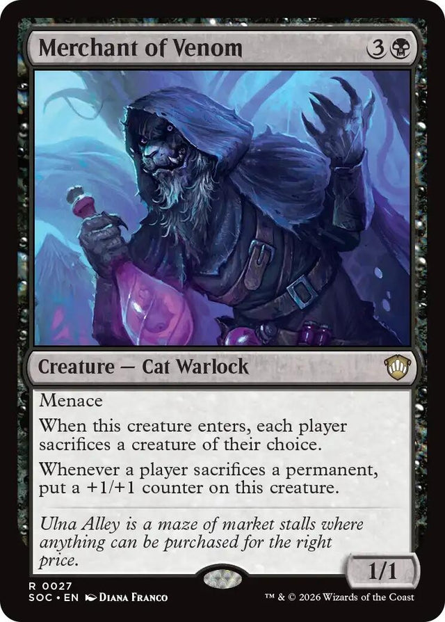 Image for Merchant of Venom (27) (Commander: Secrets of Strixhaven) - Magic: The Gathering