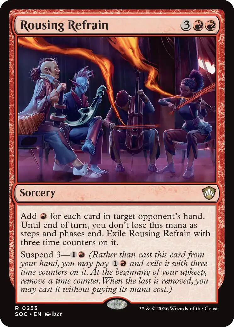 Image for Rousing Refrain (253) (Commander: Secrets of Strixhaven) - Magic: The Gathering